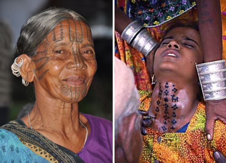 Taping ink into the skin! Brief history of Indian traditional tattoos -  EdgyMinds