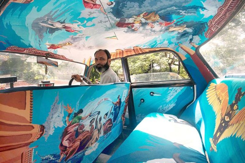 Art on wheels: Taxi Fabric turns Mumbai taxis into sassy works of art