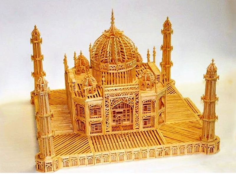 French prisoner in UP jail builds Taj Mahal replica with matchsticks