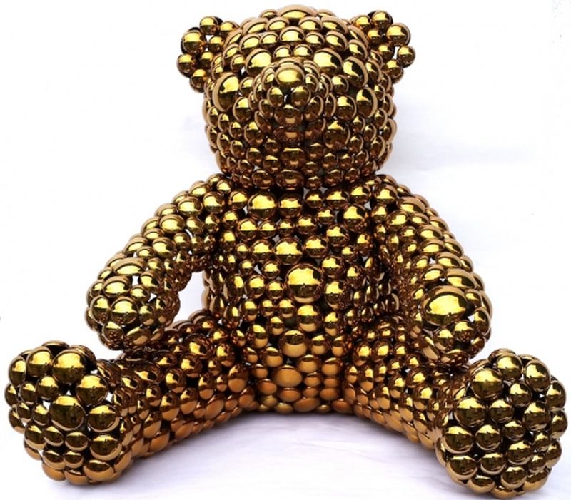 Indian artist’s gold ‘Teddy Bear’ sold at 22,000 Euros for charity