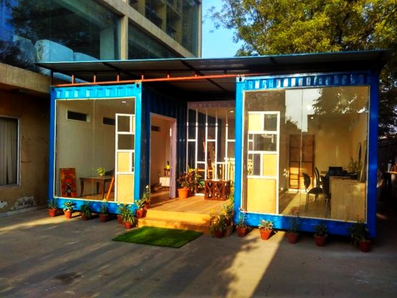 Aadhan – Delhi startup turns old shipping containers into eco-buildings