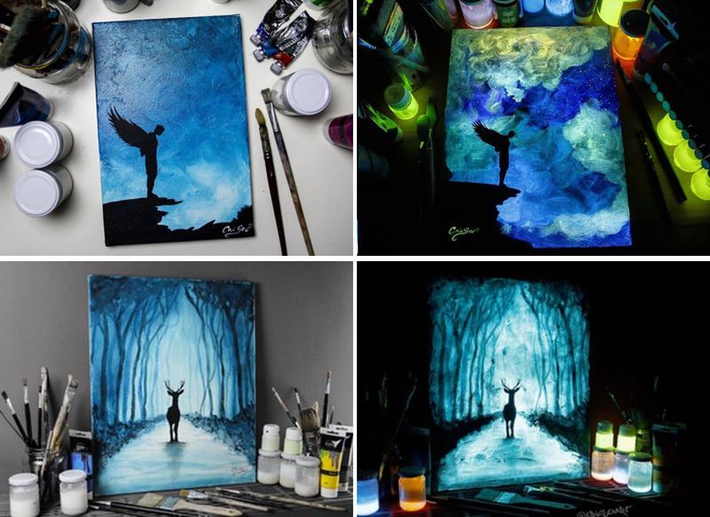 Crisco-Art-Glow-in-the-Dark-Painting-1