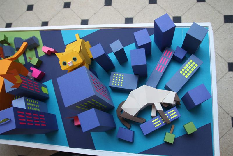 Paper-made animals-10