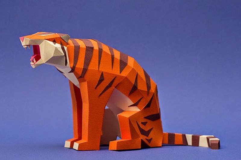 Paper-made animals-5