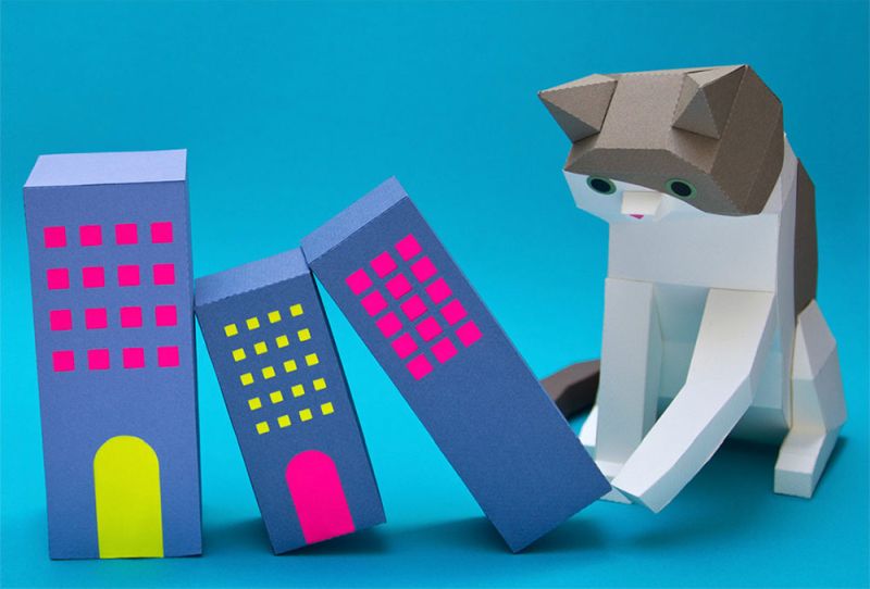Paper-made animals-6