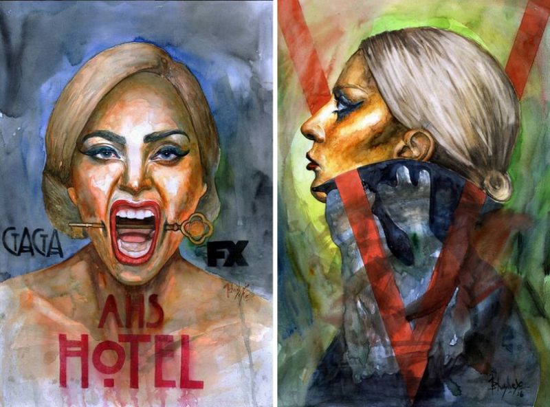 Abhishek Kumar painted over 250 remarkable portraits of Lady Gaga