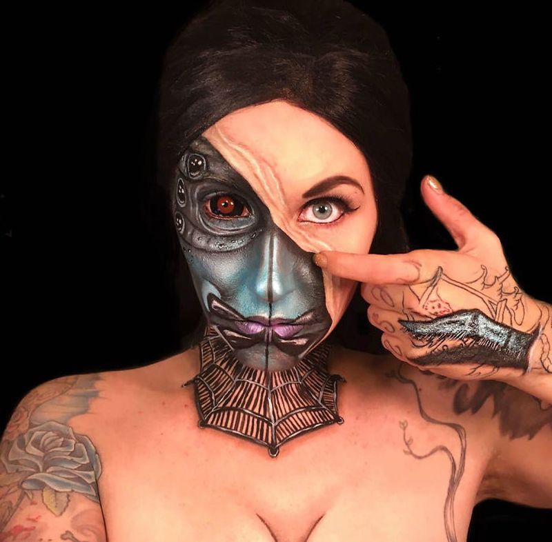 Artist spends 10-20 hours transforming herself into different characters -10
