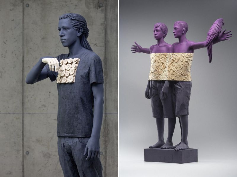 Willy Verginer wooden sculptures-1