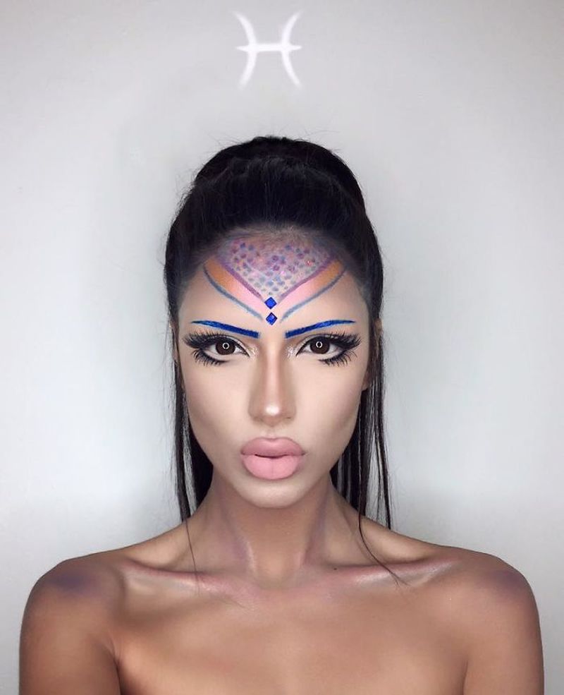 Zodiac-inspired makeup by Setareh Hosseini-3