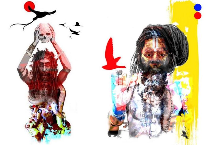 Phenomenal Aghori-inspired artworks by ThinnkDesign Studio