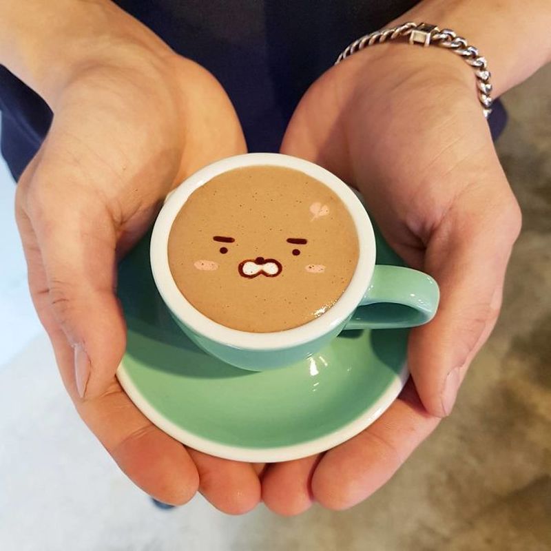Latte Art by Korean Barista C.Through-1