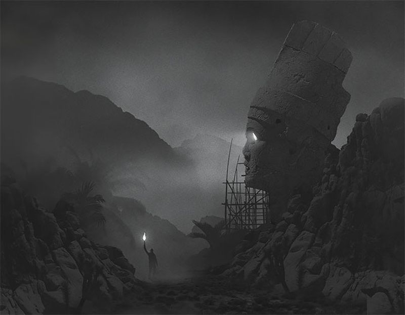 Mysterious Dark Paintings by Dawid Planeta-1