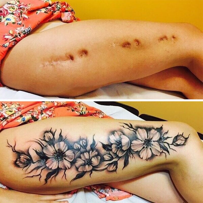 Scar Tattoo Cover up-4