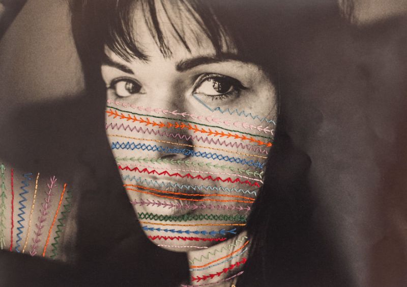 Aline Brant Embroidered Photographs
