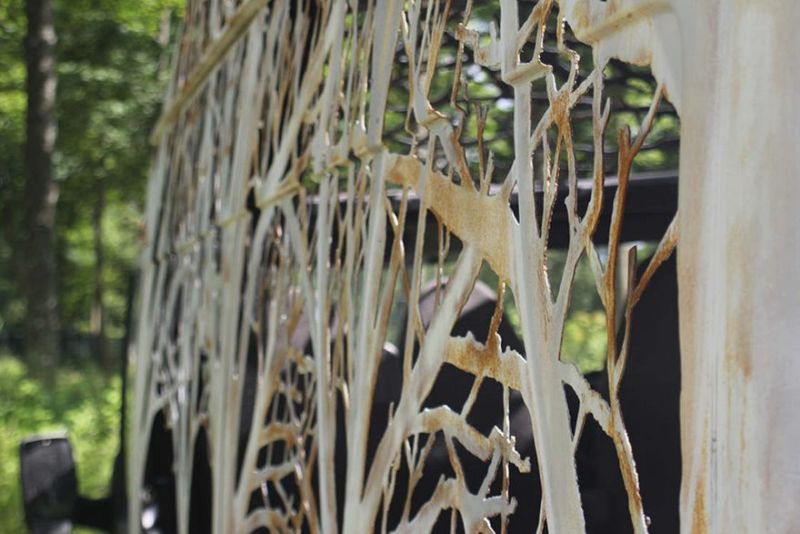 Dan Rawlings turns scrap metal into tree and plant sculptures-2