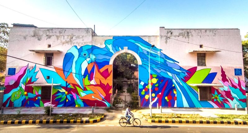 Street Art: Delhi’s Lodhi art district boasts artworks of a Brazilian duo