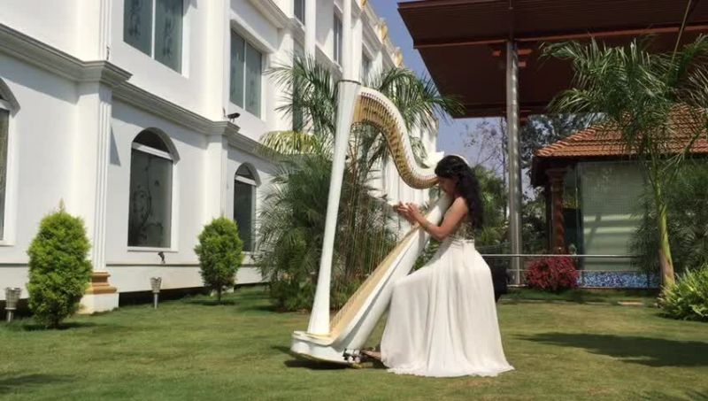 Meagan Pandian India’s first Harp player