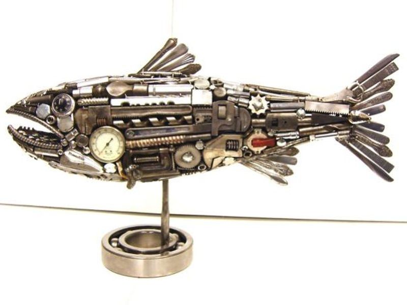 Metal Sculptures by Del Loose