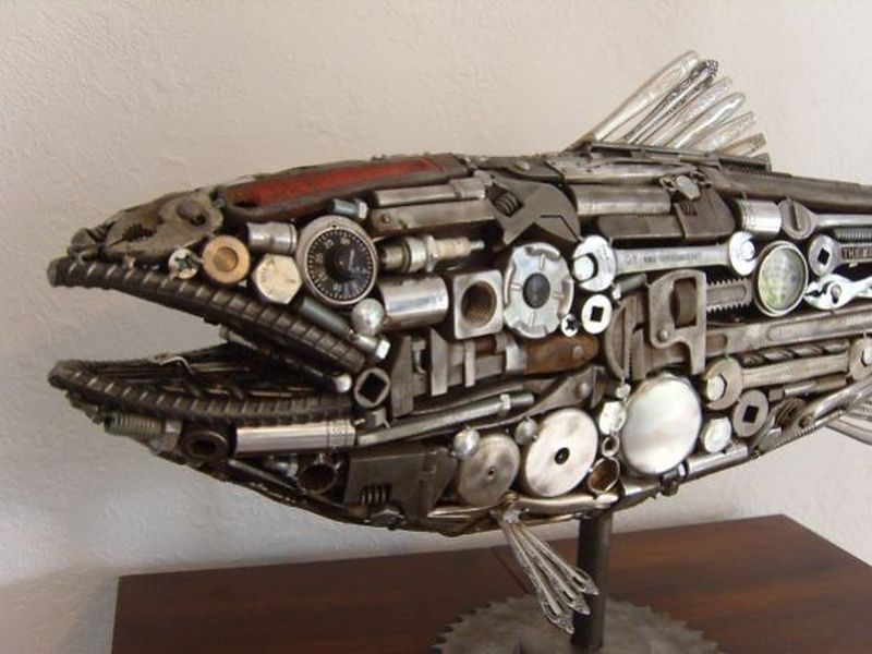 Metal Sculptures by Del Loose