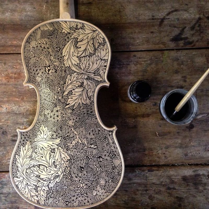 Leonardo Frigo violin painter