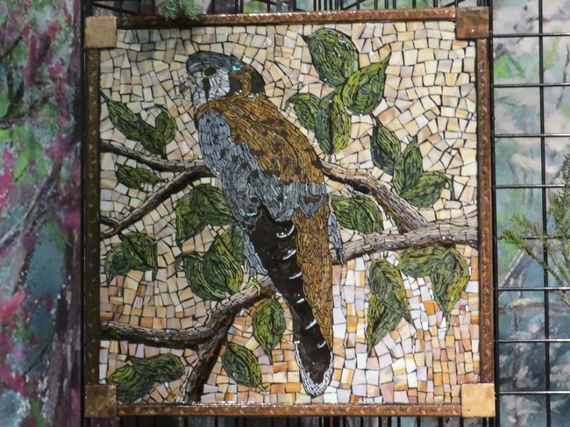 glass mosaic art by Kashena Hottinger