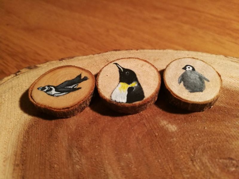 Animal Paintings on Wood by Sarah Postner