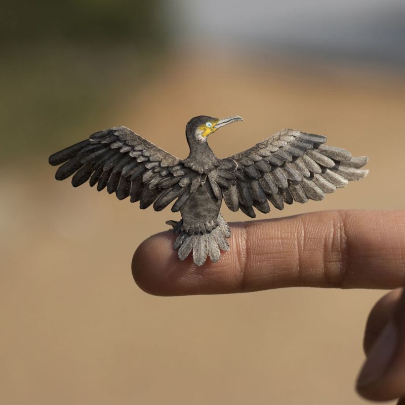 Miniature Paper Birds by NVIllustration