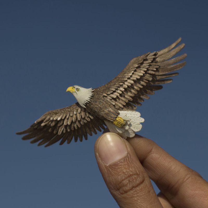 Miniature Paper Birds by NVIllustration