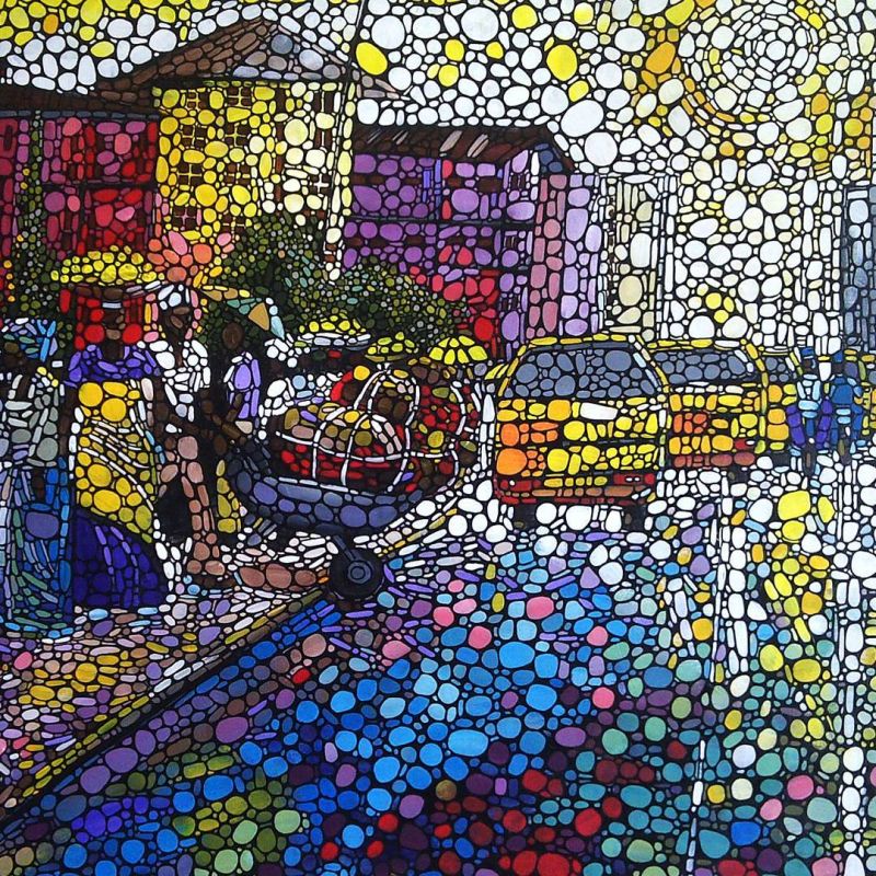 Mosaic Paintings by Judah Jibrin