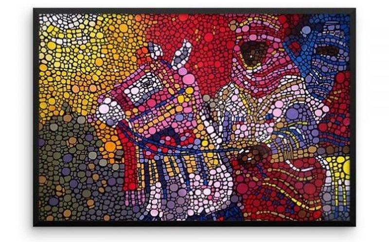 Mosaic Paintings by Judah Jibrin