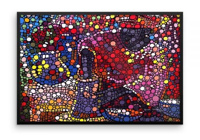 Mosaic Paintings by Judah Jibrin