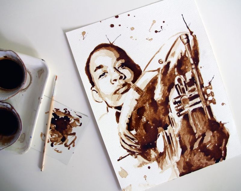 Coffee Paintings by Crade.One