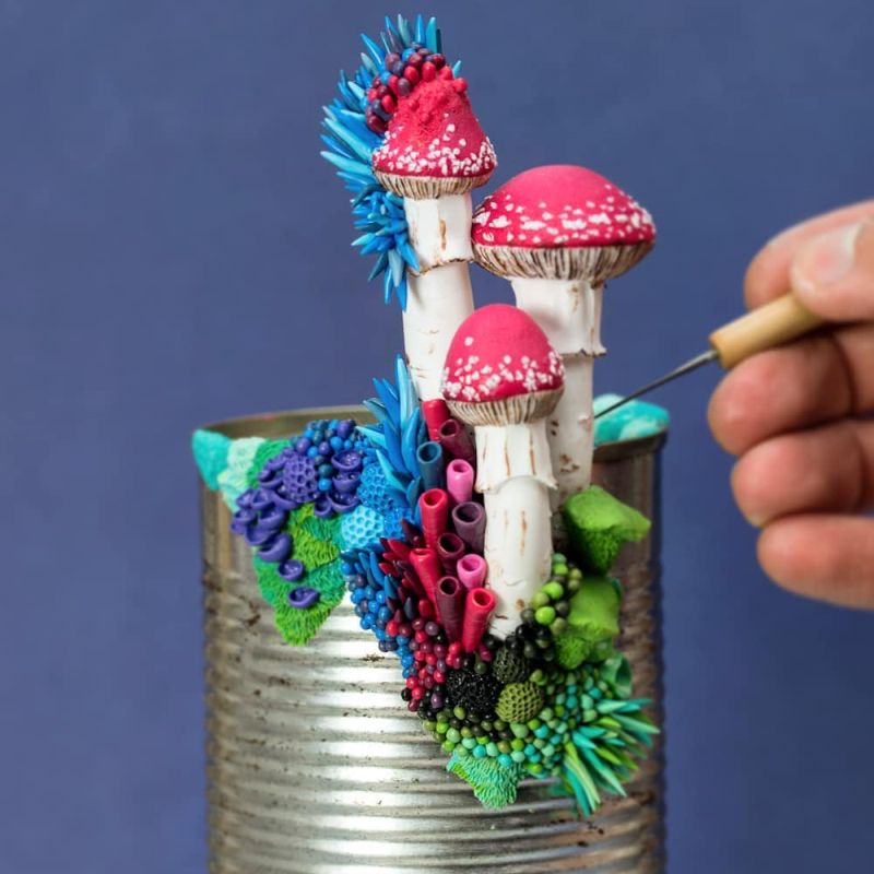 Stephanie Kilgast Takes Discarded Objects and Embellish Them With Coral-Like Sculptures