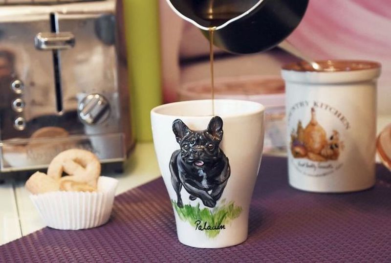 Camelia Rolea Creates Handmade 3D Sculptures of Pets on Mugs