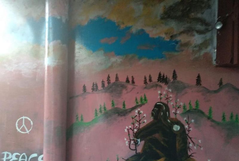 Healing Himalayas Cleaning Drive and Graffiti Art
