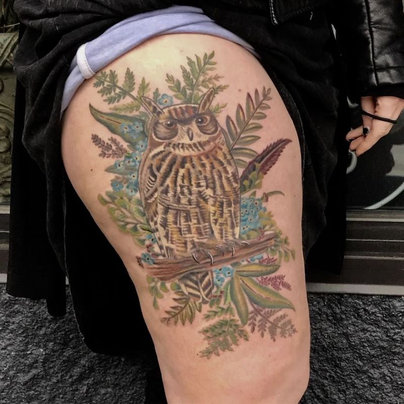 Botanical Tattoos by Tara J. Morgan