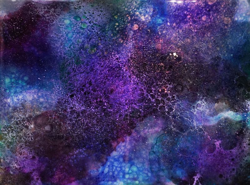Galaxy Resin Paintings by Shehrezade M. B.-4