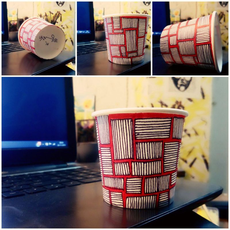 paper cup art