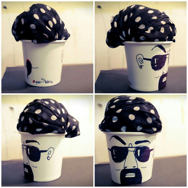 paper cup art