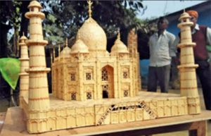 French prisioner matchsticks Taj Mahal-2