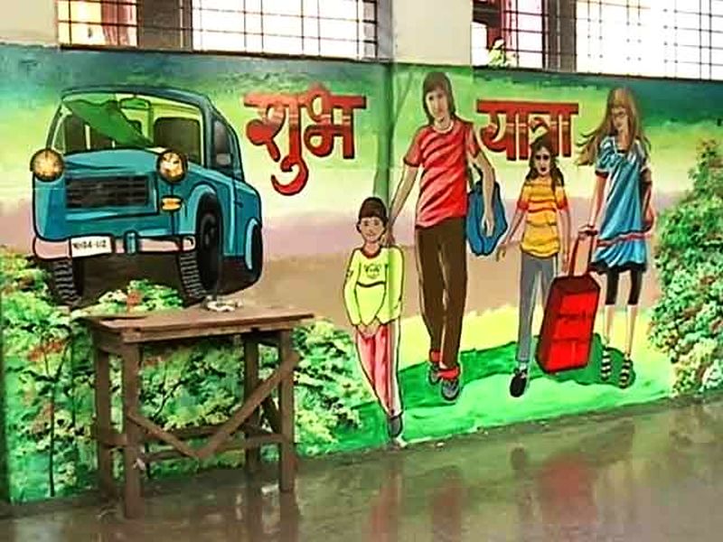 mumbai railway station art-6