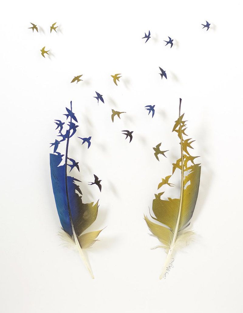 Chris Maynard Feather Art