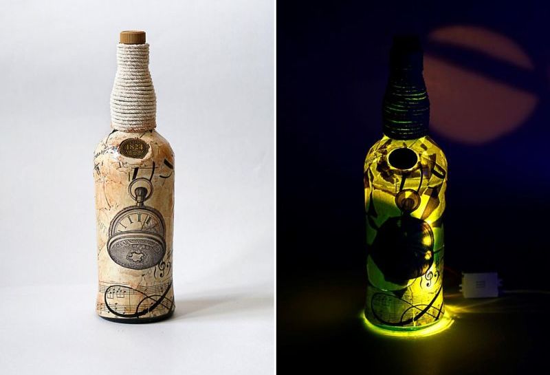Bottle Art: Husband-wife duo recycles old bottles into decor pieces