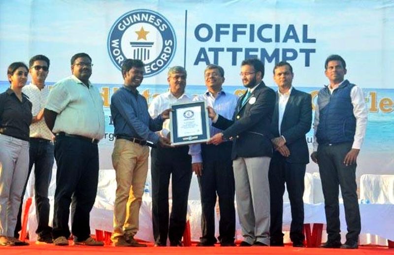 Sudarsan Pattnaik sets Guinness World Record for tallest sand castle-3