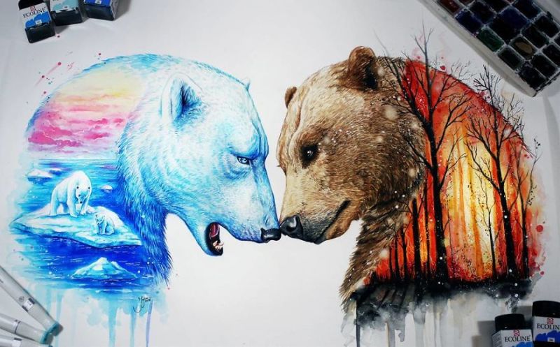 Wildlife Paintings by Jonna Lamminaho-11