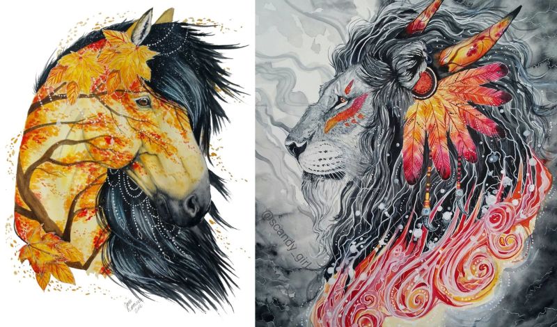 Wildlife Paintings by Jonna Lamminaho-12