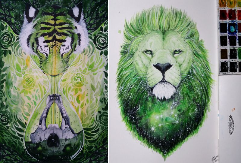 Wildlife Paintings by Jonna Lamminaho-14