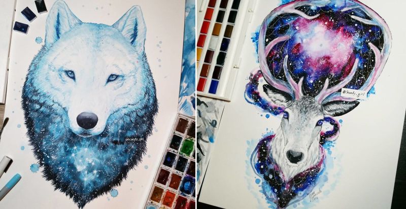 Wildlife Paintings by Jonna Lamminaho-2