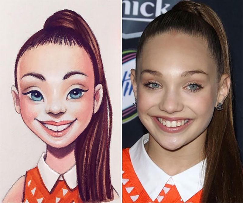 Maddie Ziegler cartoon -2