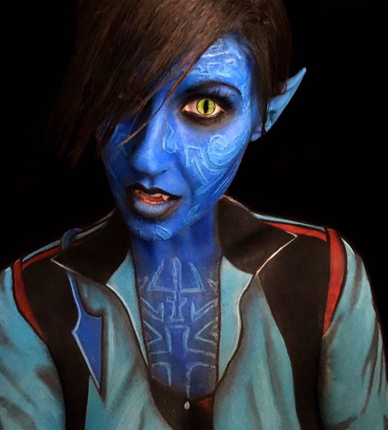 Artist spends 10-20 hours transforming herself into different characters -17
